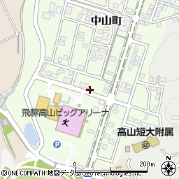 岐阜県高山市中山町625周辺の地図