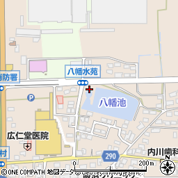 野村八幡水苑周辺の地図