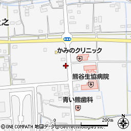 埼玉県熊谷市上之3850-4周辺の地図