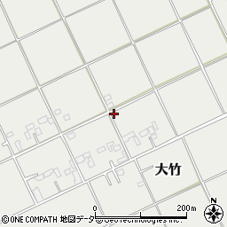 茨城県鉾田市大竹1700周辺の地図