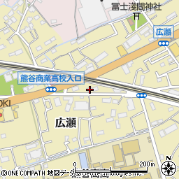 埼玉県熊谷市広瀬92周辺の地図