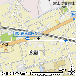 埼玉県熊谷市広瀬91周辺の地図
