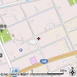 埼玉県深谷市上原963周辺の地図