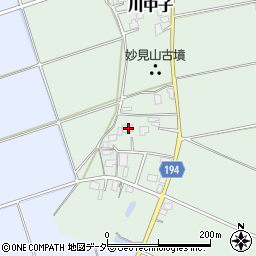 茨城県小美玉市川中子301周辺の地図