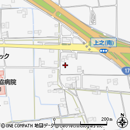 埼玉県熊谷市上之3678-8周辺の地図