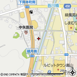 岐阜県高山市下岡本町1689-1周辺の地図