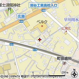 埼玉県熊谷市広瀬281周辺の地図