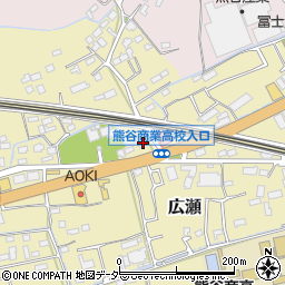 埼玉県熊谷市広瀬66周辺の地図