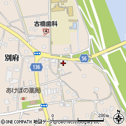 茨城県下妻市別府218周辺の地図