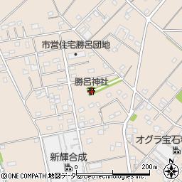 埼玉県行田市若小玉2629周辺の地図