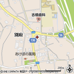 茨城県下妻市別府302周辺の地図