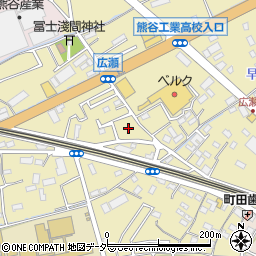 埼玉県熊谷市広瀬129周辺の地図