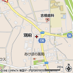 茨城県下妻市別府297周辺の地図