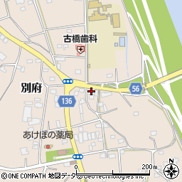 茨城県下妻市別府220周辺の地図