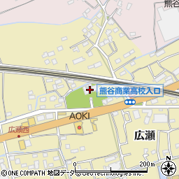 埼玉県熊谷市広瀬32周辺の地図