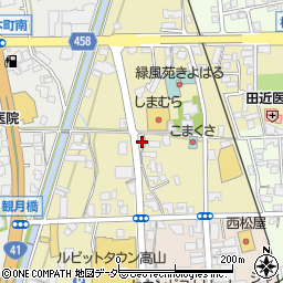 岐阜県電気工事業工業組合飛騨支部周辺の地図