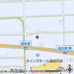 埼玉県深谷市長在家1831周辺の地図