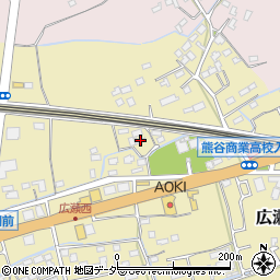 埼玉県熊谷市広瀬29周辺の地図