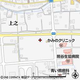 埼玉県熊谷市上之3890-7周辺の地図