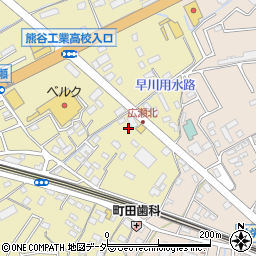 埼玉県熊谷市広瀬269周辺の地図
