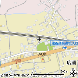 埼玉県熊谷市広瀬35周辺の地図