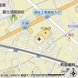埼玉県熊谷市広瀬231周辺の地図