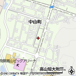 岐阜県高山市中山町658周辺の地図
