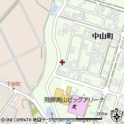 岐阜県高山市中山町752周辺の地図