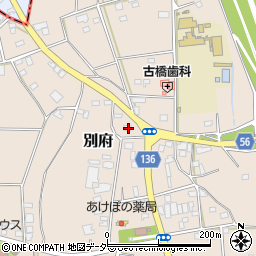 茨城県下妻市別府306周辺の地図