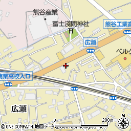 埼玉県熊谷市広瀬119周辺の地図
