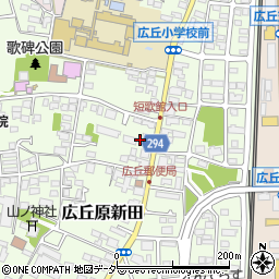 長野県塩尻市広丘原新田148周辺の地図