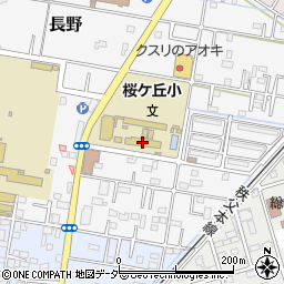 行田市立桜ヶ丘小学校周辺の地図