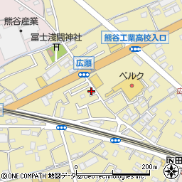 埼玉県熊谷市広瀬126周辺の地図