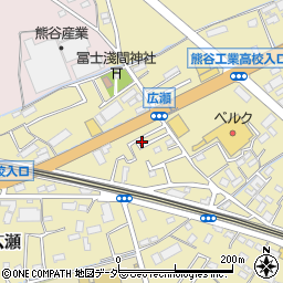 埼玉県熊谷市広瀬125-15周辺の地図