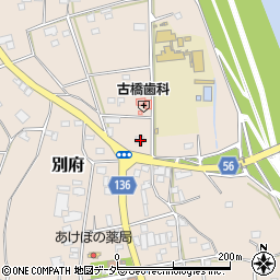 茨城県下妻市別府1151-4周辺の地図