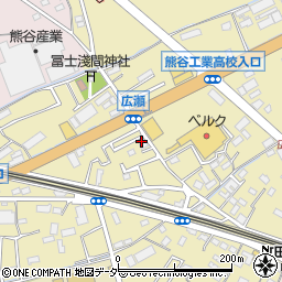 埼玉県熊谷市広瀬125-11周辺の地図