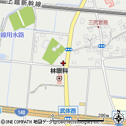 埼玉県熊谷市三ケ尻334周辺の地図