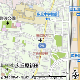 長野県塩尻市広丘原新田148-7周辺の地図