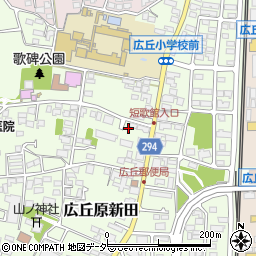 長野県塩尻市広丘原新田148-2周辺の地図