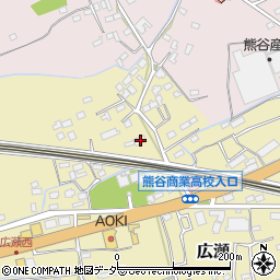 埼玉県熊谷市広瀬59周辺の地図