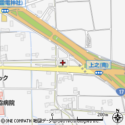 埼玉県熊谷市上之3666-1周辺の地図