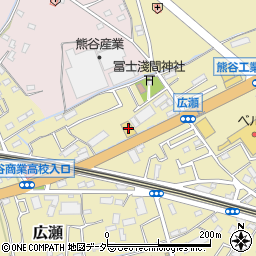 埼玉スバル熊谷ＳＳ周辺の地図