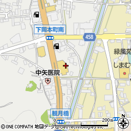 岐阜トヨタ自動車高山店周辺の地図