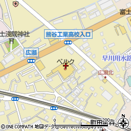 埼玉県熊谷市広瀬131周辺の地図