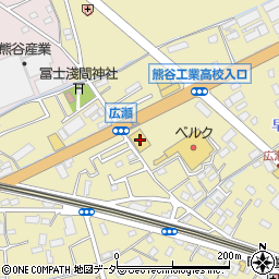 マツモトキヨシ熊谷広瀬店周辺の地図
