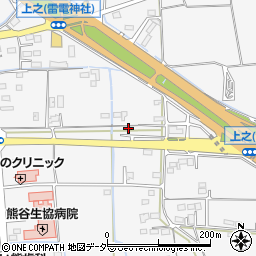 埼玉県熊谷市上之3672-2周辺の地図