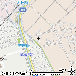 埼玉県行田市若小玉43周辺の地図