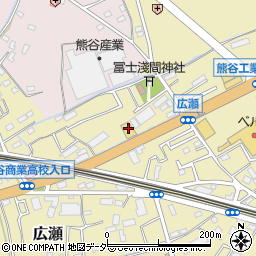 埼玉県熊谷市広瀬118周辺の地図