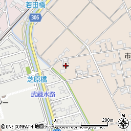 埼玉県行田市若小玉44周辺の地図