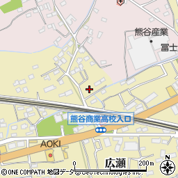 埼玉県熊谷市広瀬71周辺の地図